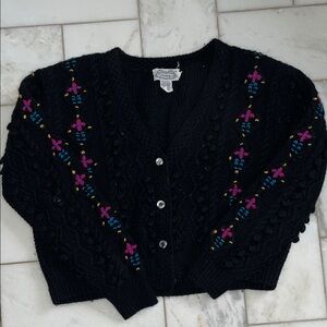 Vintage 100% wool, Hand Knit Women's Sweater